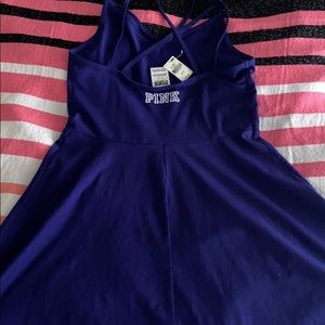 NWT VS pink strappy fit and flare dress SM